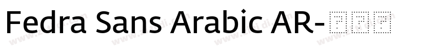 Fedra Sans Arabic AR字体转换